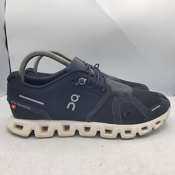 On Cloud 5 Womens 8 Black Shoes Athletic Outdoors Walking Lightweight Running - Picture 14 of 14